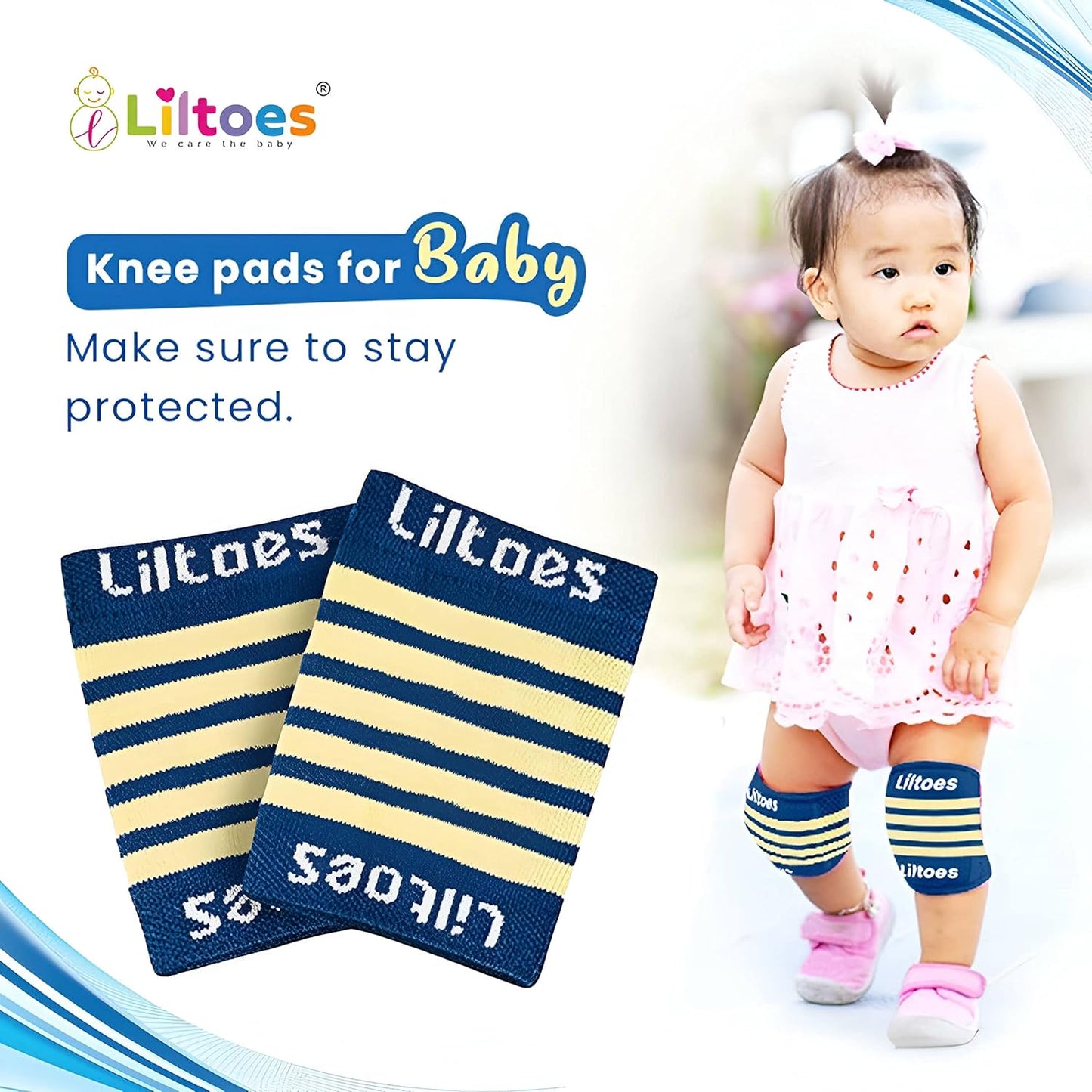 Baby Head Protector (Royal Blue), Kneepad , Corner Guard & Cabinet Lock