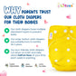 Baby Cloth Diaper (Pack Of 4-No Inserts Included)