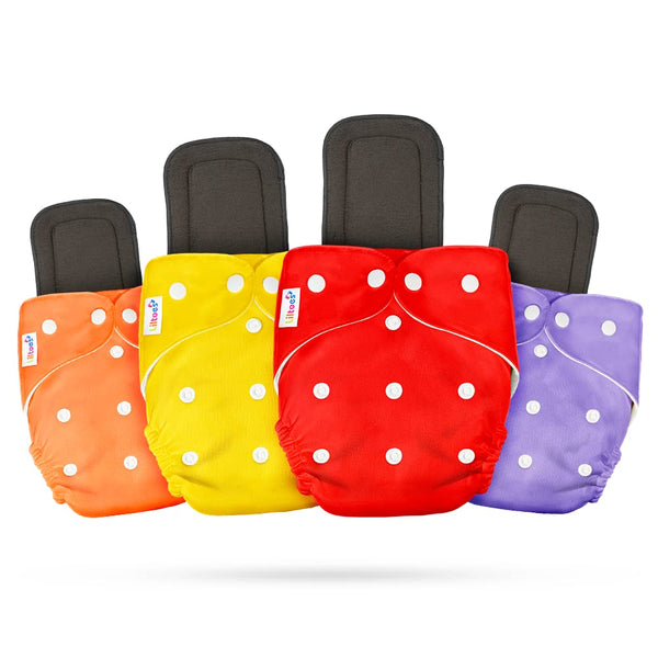 Diaper For New Born Baby (Pack of 4+4 - Assorted Colours)