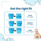 Cloth Diapers (Pack of 2 diapers+ 2 inserts)
