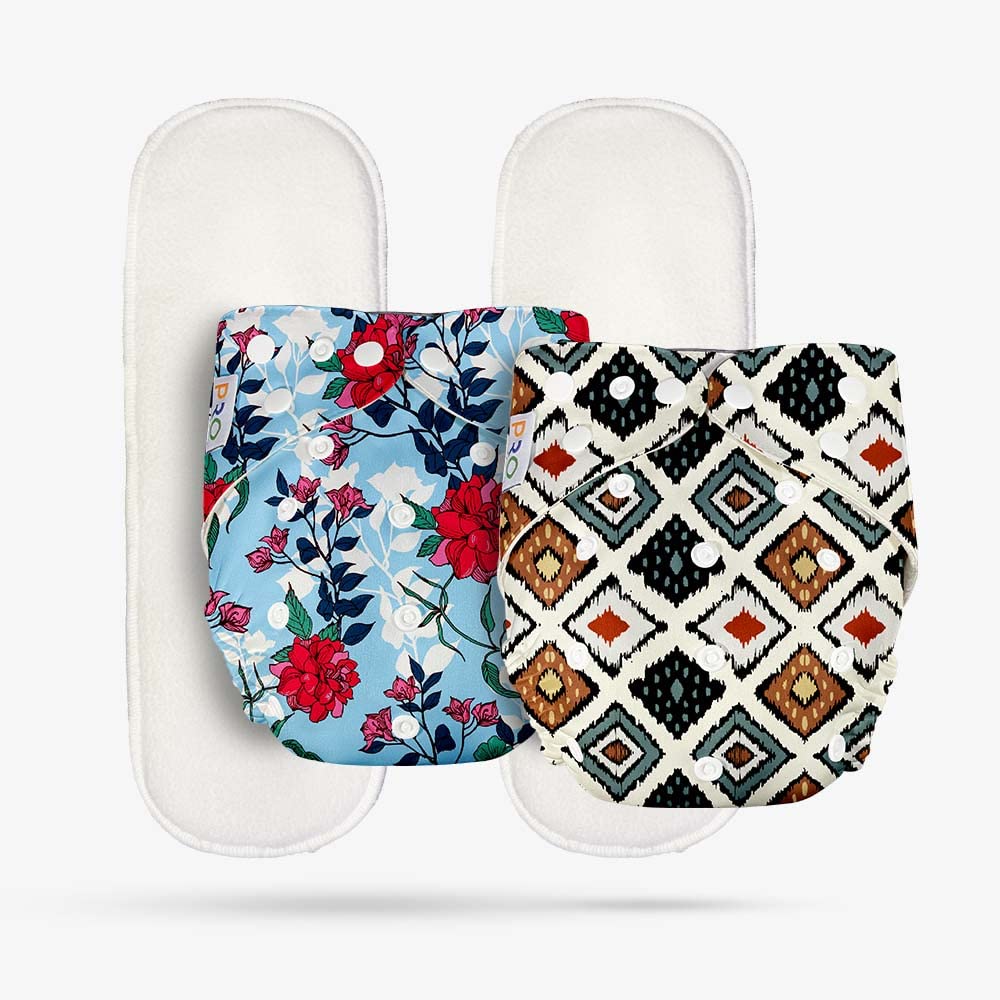 Cloth Diaper (FLOWER & SQUARE)
