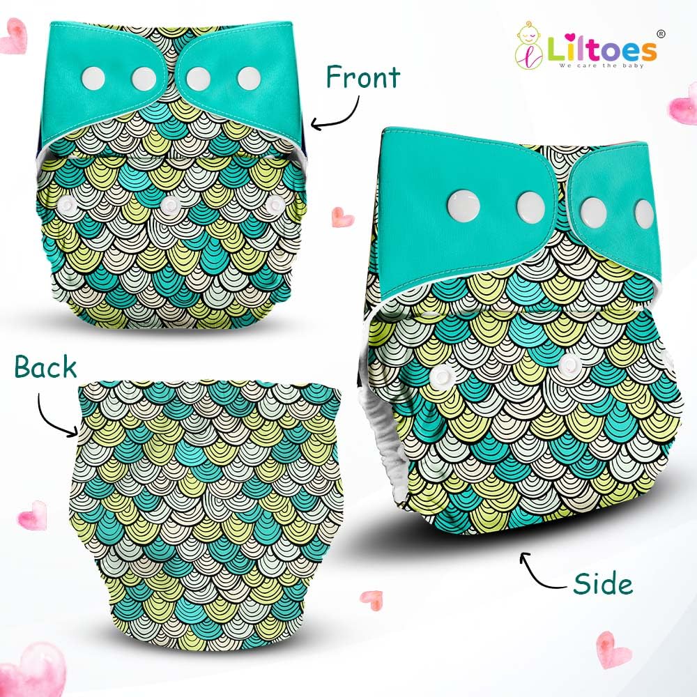 Cloth Diaper (Maze Green)