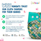 Cloth Diaper (Maze Green)