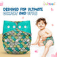 Cloth Diaper (Maze Green)