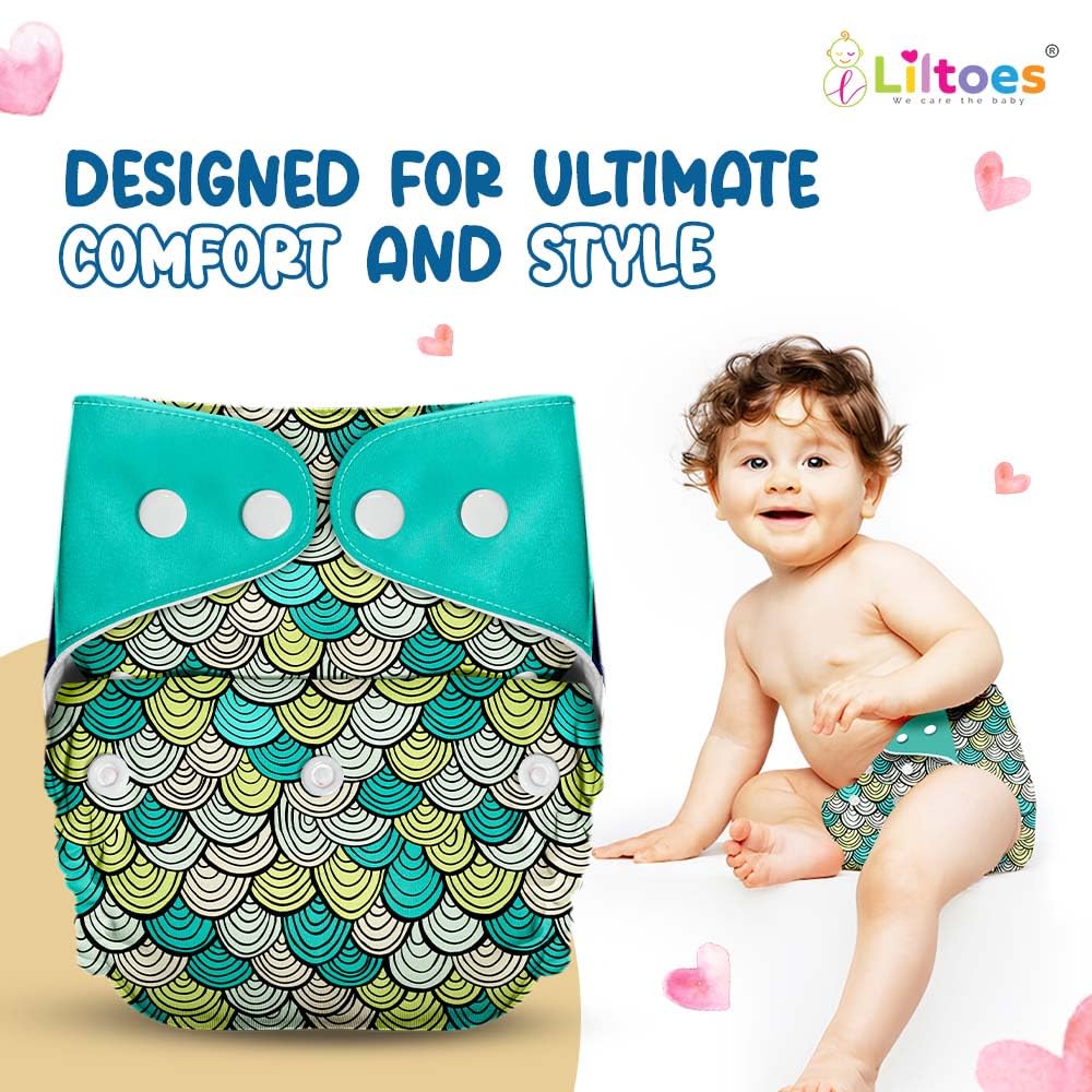 Cloth Diaper (Maze Green)