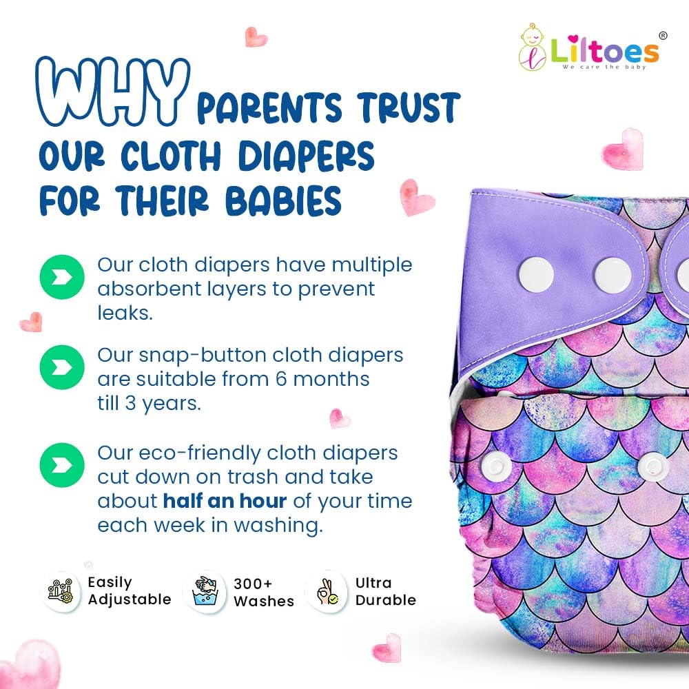 Cloth Diaper (Little Mermaid)