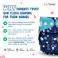 Cloth Diapers (Boogie Monkey & Flying Saucer)
