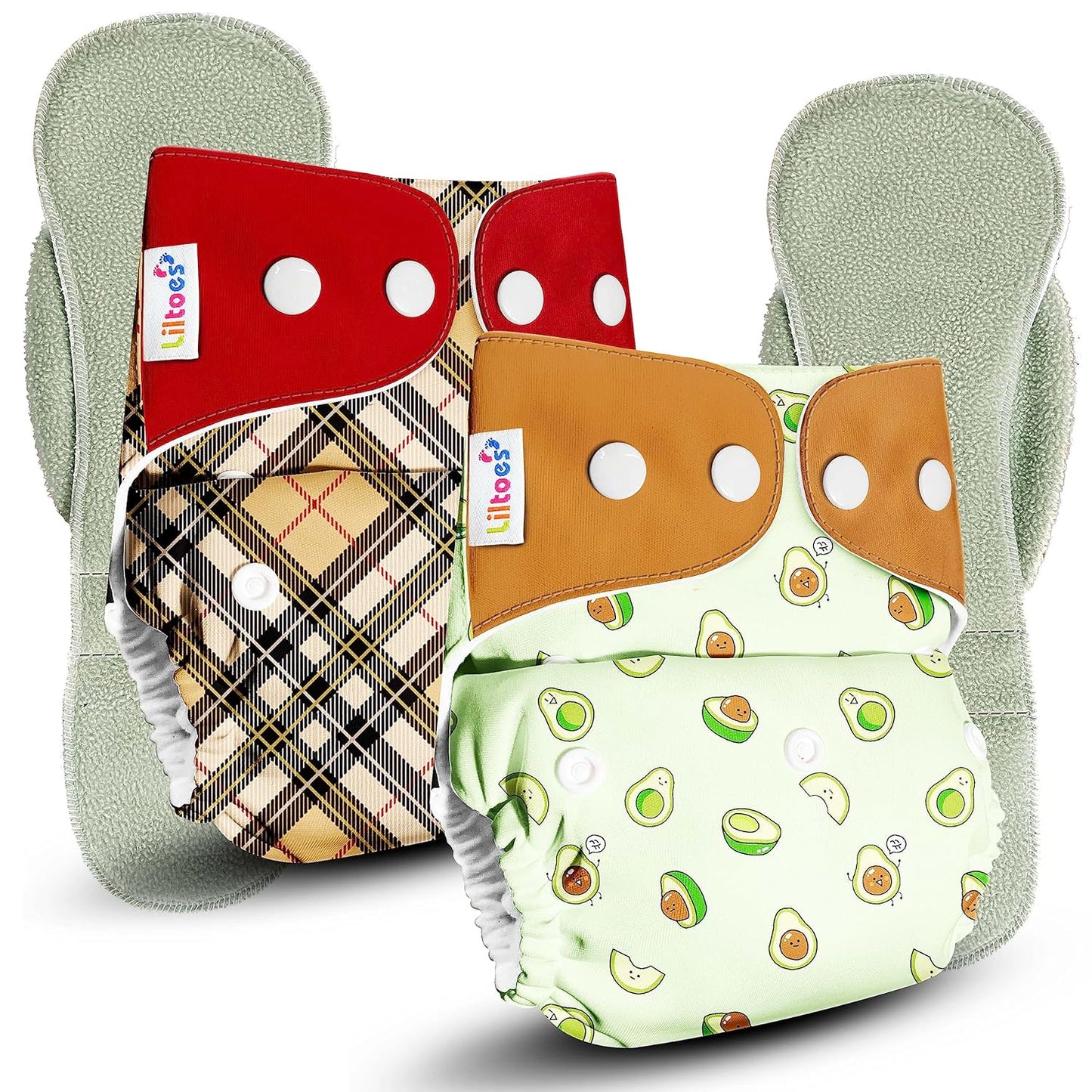 Cloth Diaper (Avo Baby &  Duplin Checkered)