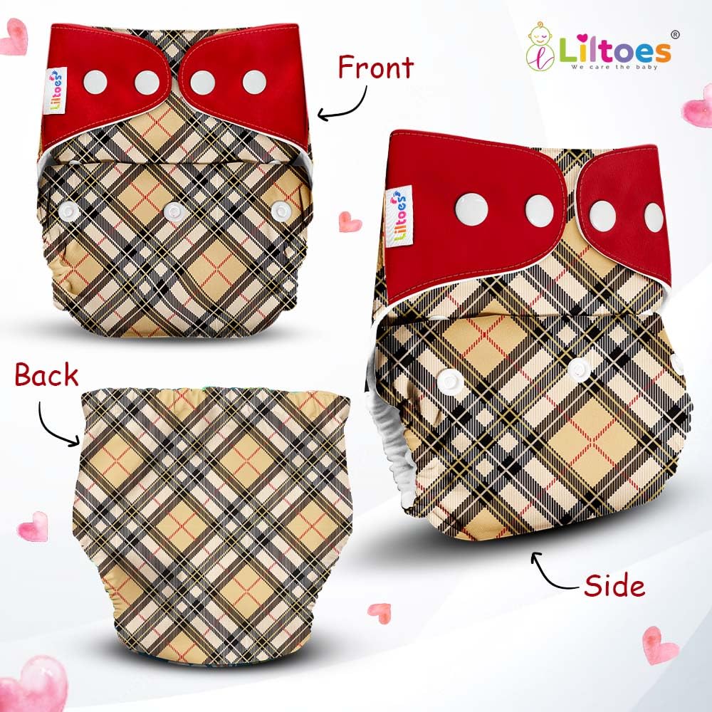 Cloth Diaper (Avo Baby &  Duplin Checkered)