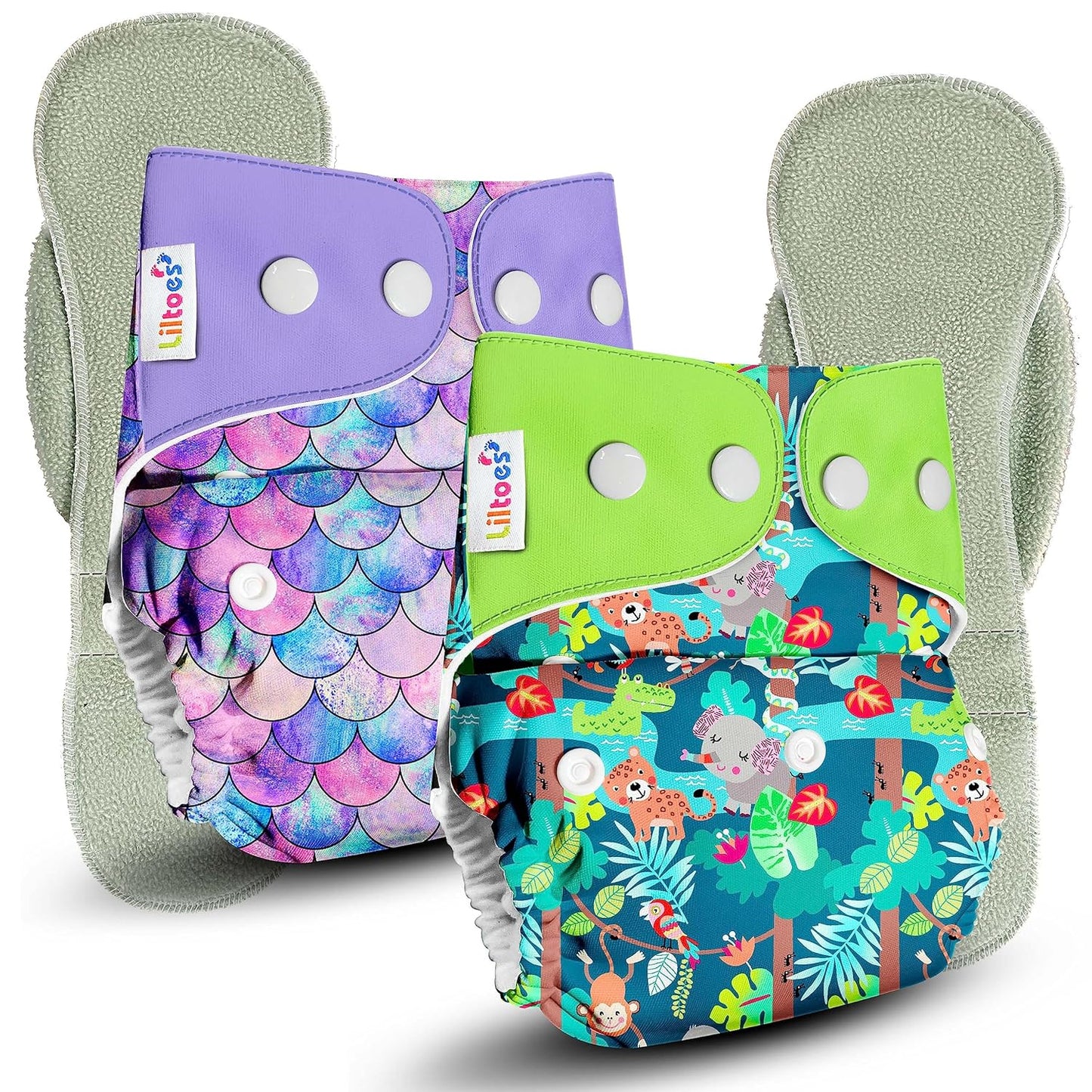 Cloth Diaper (Jungle Safari & Little Mermaid)