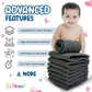 Booster Pads for Cloth Diaper (Black) Pack Of 3