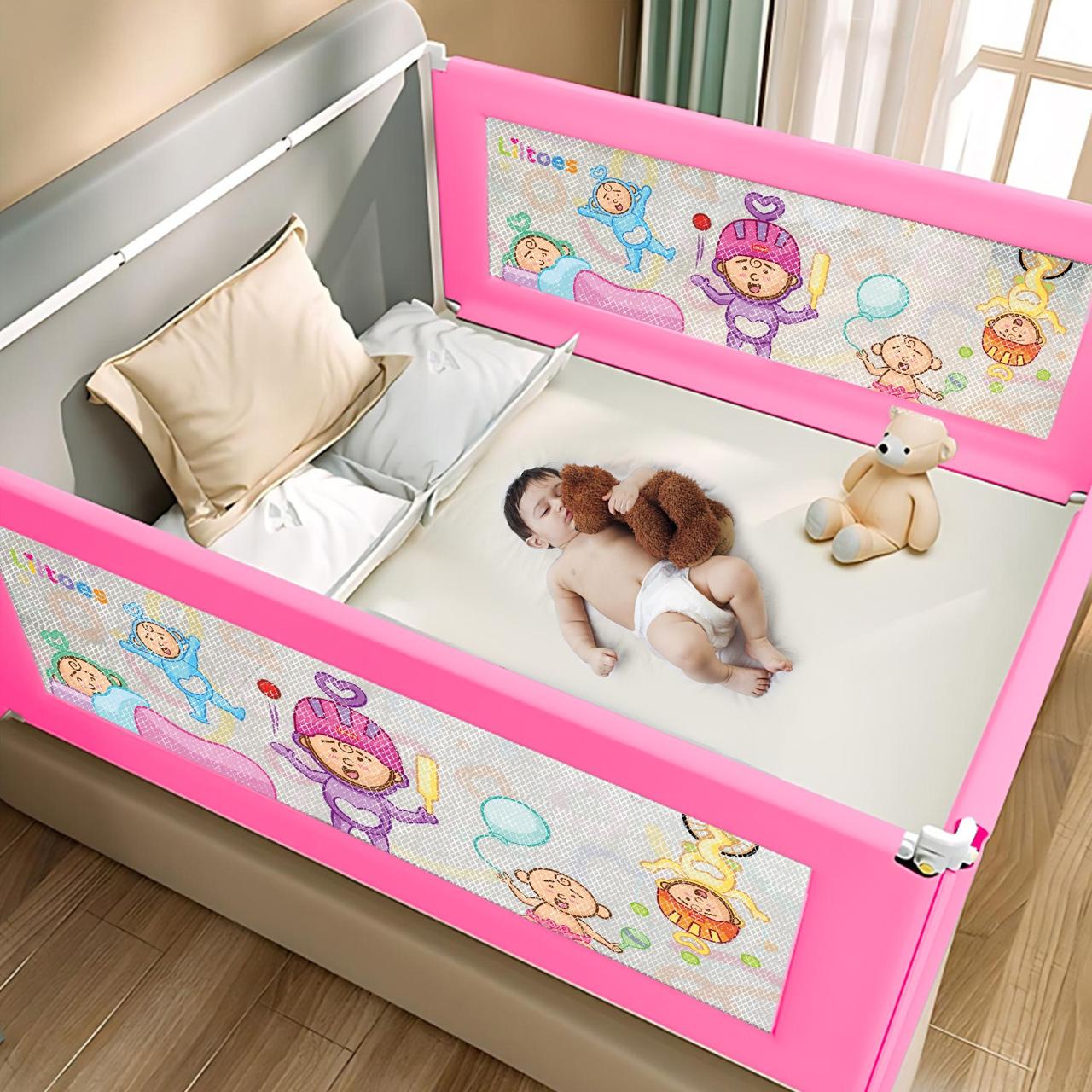 Baby Bed rail (Pink)