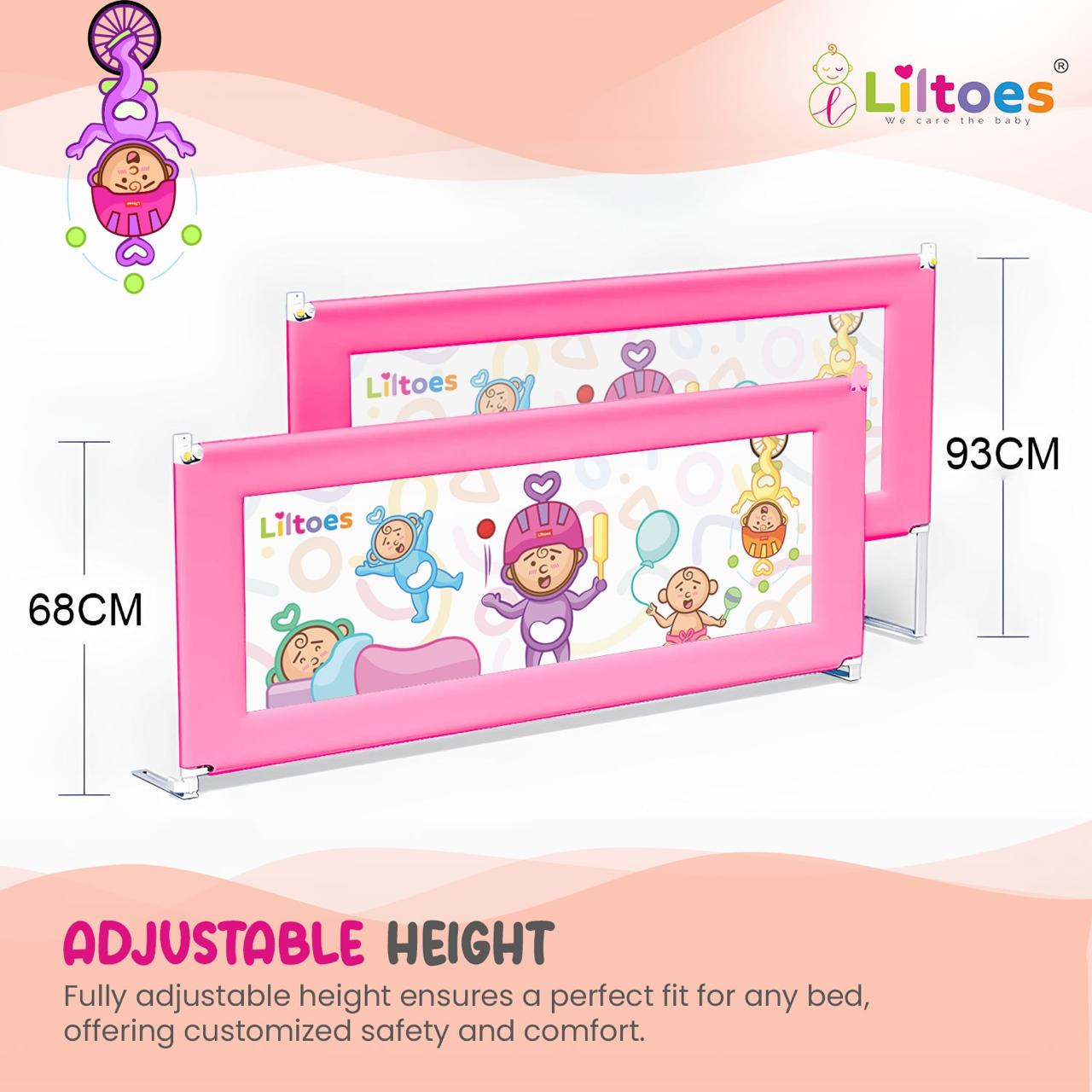 Baby Bed rail (Pink)